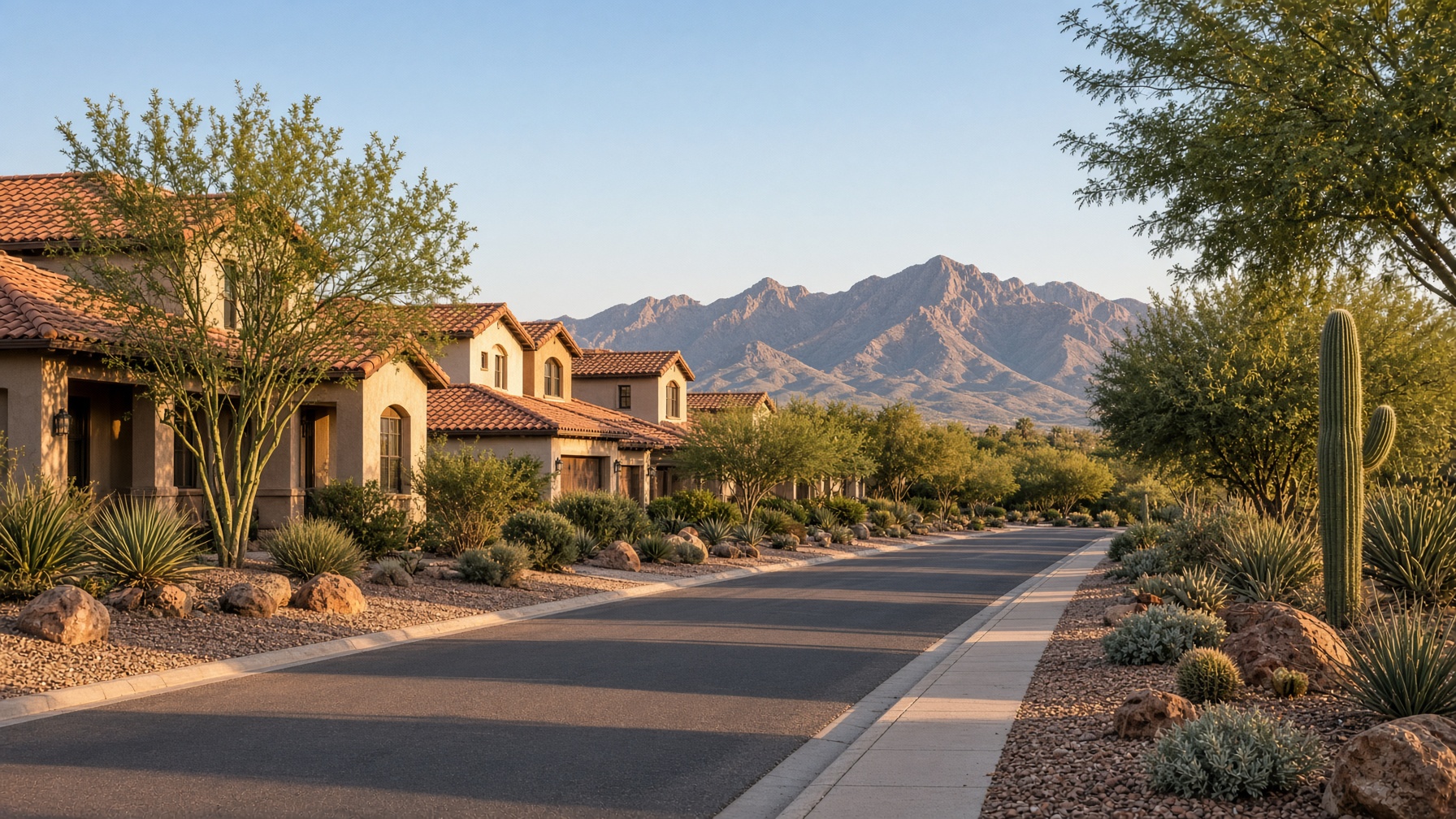 Homes for sale in Rio Verde Country Club, Arizona with mature desert landscaping